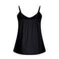 thumbnail image 5 of Patlollav Women Summer Tops Casual Sleeveless V-Neck Sequin Camis Blouse, 5 of 6