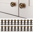 thumbnail image 3 of Brass Rivets, 20 Set Brass Rivets Bronze Hardware Monk Head Accessories with Wear Resist for Belts, Purses, Shoes, Clothes, Leather, DIY Projects, 3 of 7