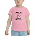 thumbnail image 2 of Feed Me Tacos & Tell Me I'm Pretty Cute Toddler T-Shirts for Boys Girls (Pink, 4T), 2 of 5