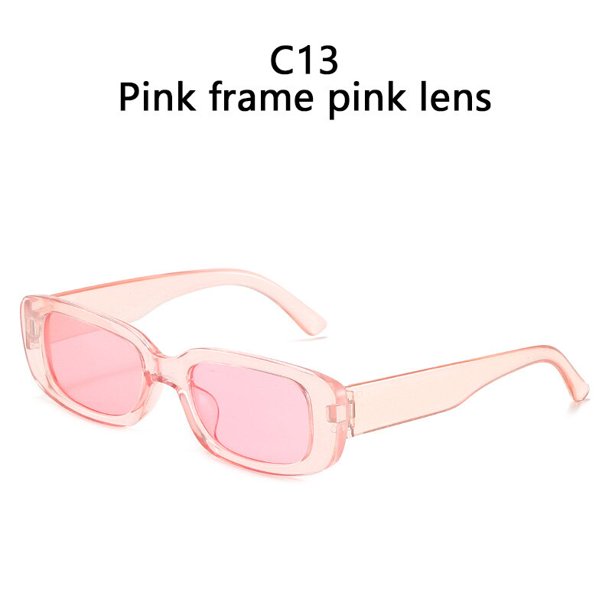 Gafas de sol cuadradas clásicas para mujer, lentes de sol rectangulares, pequeñas, de viaje, de marca hola suerte unisex