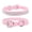 Pink, variant on Sparkly Rhinestone Pet Collar for Small Medium Large Dogs and Cats, Bling Crystal Studded Soft Leather Puppy Collar with Diamante Buckle, Adjustable Jeweled Neck Strap for Girl Pets