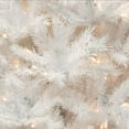 thumbnail image 5 of National Tree Company 7.5 ft. Pre-Lit Artificial WInchester Pine Christmas Tree, White, Clear Lights, Includes Stand, 5 of 6