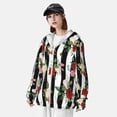 thumbnail image 3 of Lsque Rose Flowers UPF 50+ Lightweight Sun Protection Men's Women's Long Sleeve Shirt, Hoodie Performance -XX-Large, 3 of 9