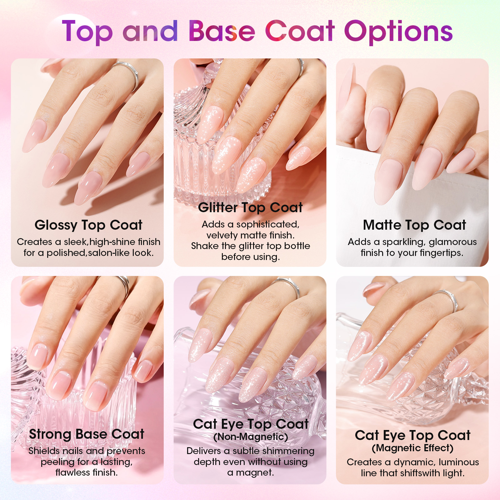 Gellen 71-Piece Gel Nail Polish Kit with UV Lamp photo 5