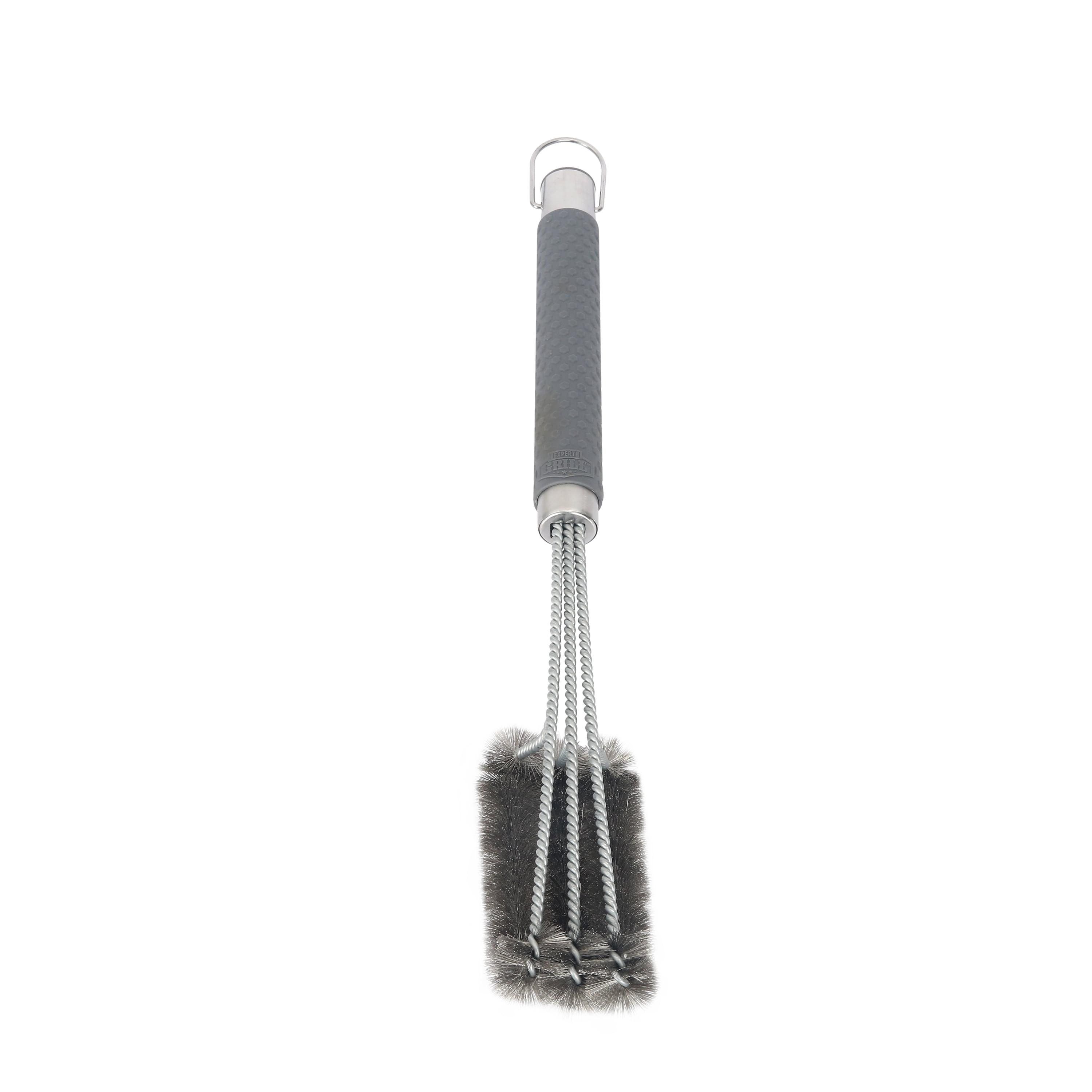 Expert Grill Small 3 Sided Cleaning Grill Brush with Soft Handle 