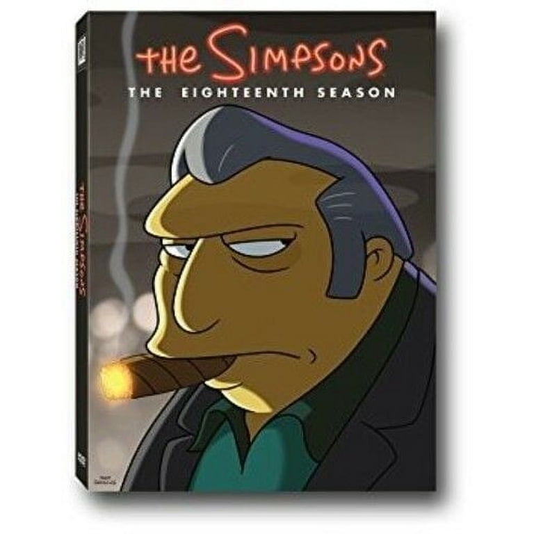 シンプソン　dvd18 The Simpsons Box Set: The Eighteenth Season DVD TV Show - Walmart.com