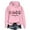 Light Pink, variant on ZSQDM Game&nbsp;Day&nbsp;Outfits&nbsp;For&nbsp;Women Women'S Fashionable Round Neck Casual Letter Printed Long Sleeve Top Sweatshirt Dark Blue Women Blending Sweatshirt (S)