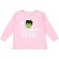 thumbnail image 3 of Inktastic Halloween So Franken Cute Boys or Girls Long Sleeve Toddler T-Shirt, 3 of 5
