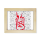 thumbnail image 1 of Gestos,música,pasión. Escritorio de madera Arte Pintura 6x8 pulgadas marco de foto foto, 1 of 4
