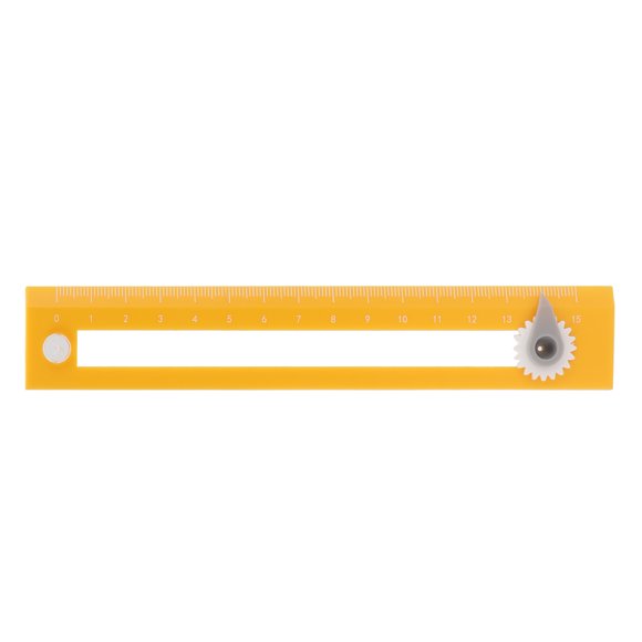 Geometry Compass Ruler, Clear Scale Learning Tool Adjustable Compass Point Compass Ruler Two In One  For Student Yellow,Green,Blue,Pink