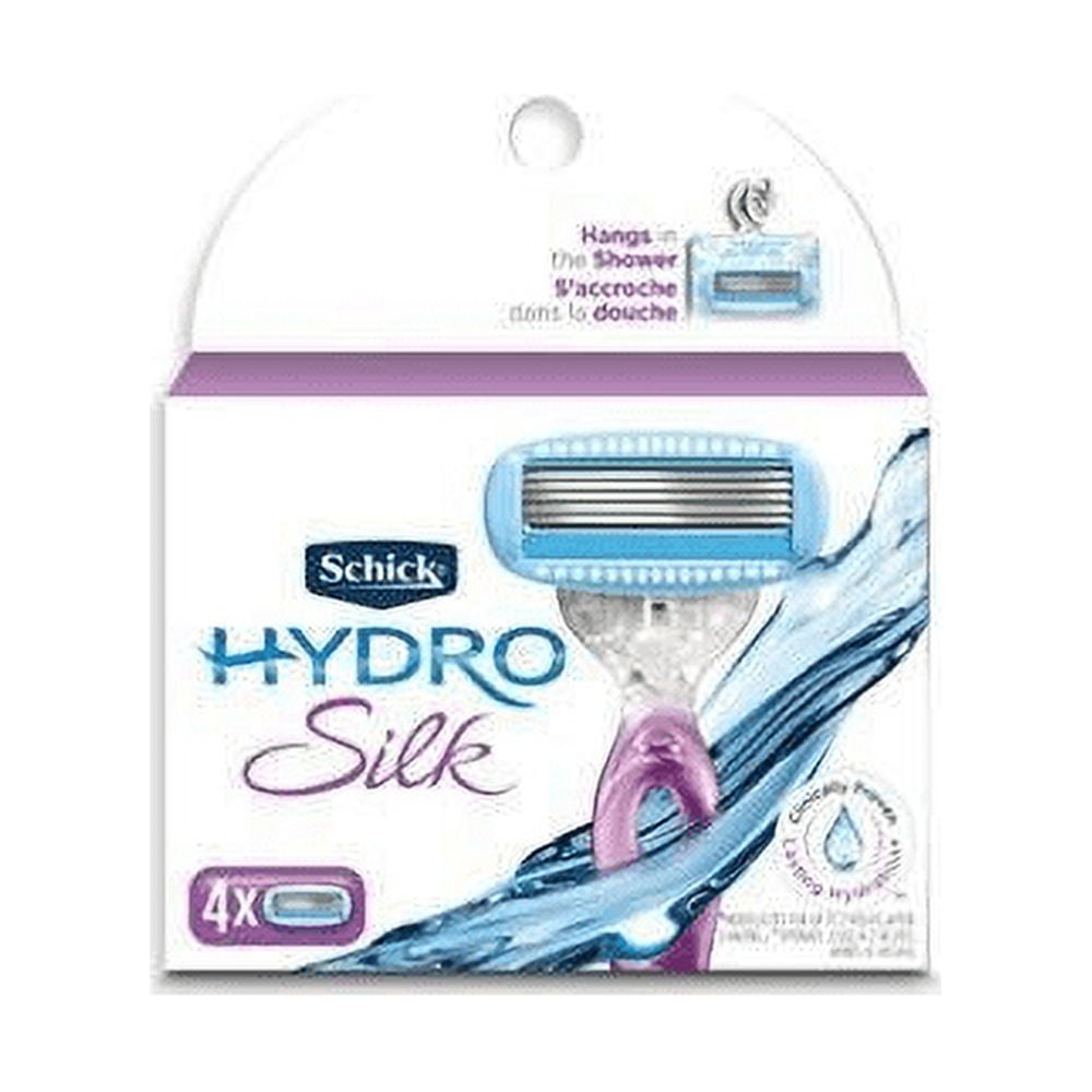 Schick Hydro Silky Smooth Moisturizing Razor Blade Refills for Women, 4ct