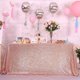 thumbnail image 1 of Mantel de lentejuelas de oro rosa YONGSHENG rectangular 50 x 85 pulgadas brillante para fiesta boda cumpleaños Navidad, 1 of 5