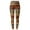 Coffee, variant on Fiaer Women Leggings Ethnic Geometric High Waist Stretchy Workout Pants Comfy Plus Size Color Blocking Trendy Yoga Trousers Red XL