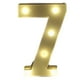 thumbnail image 1 of Fiudx Luces Led con Letras, Letrero de Marquesina a Pilas, Luz Blanca Cálida para Decoración de Fiestas, Palabras Personalizables para Cumpleaños, Bodas, Navidad, Uso En Interiores y Exteriores, Tama, 1 of 2