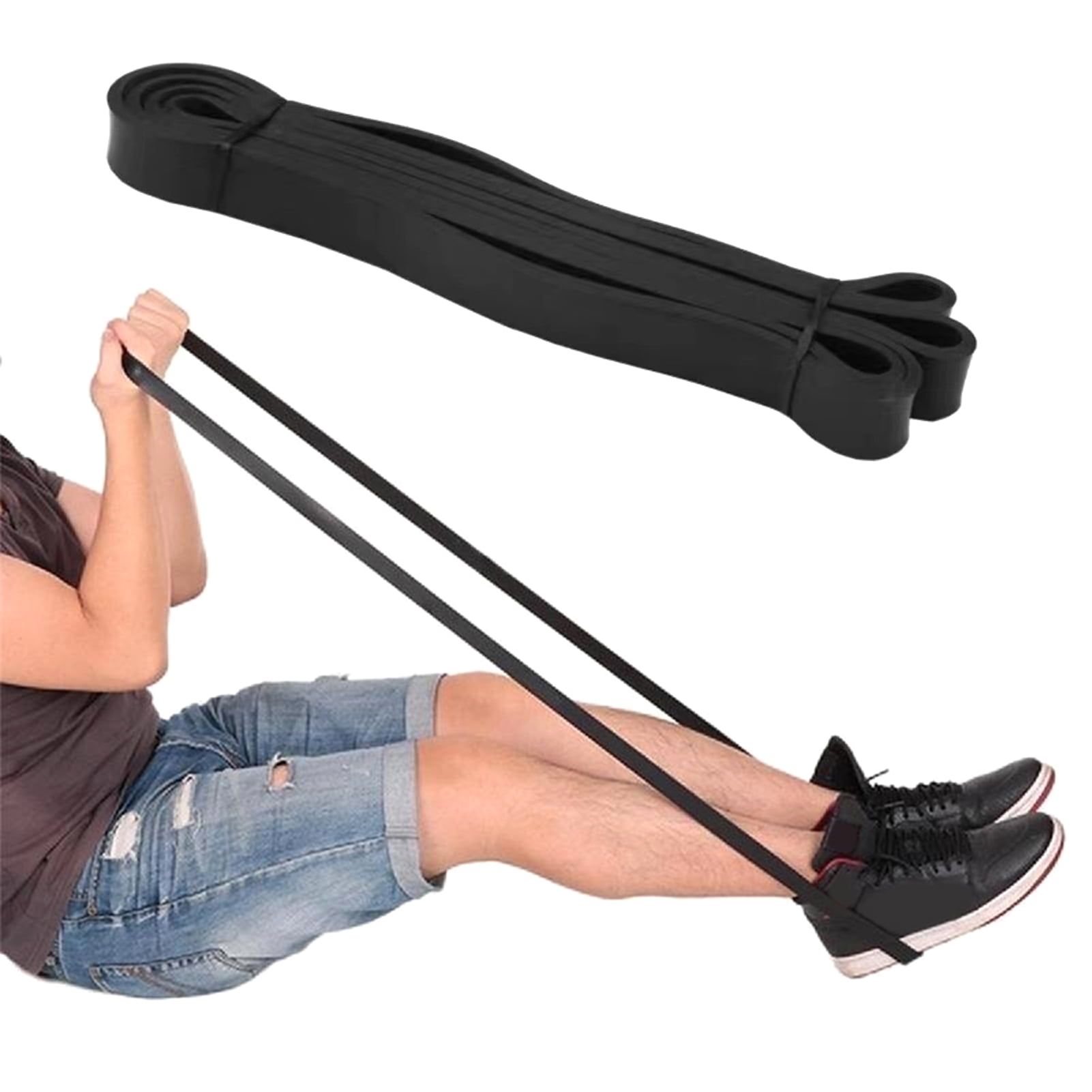 YIFAEUX Resistance Band Multifunction Body Stretching Muscles Building Physical Therapy Strength Training Home Gym Workout Exercise Pull-Up Yoga TPE Elastic Band