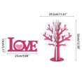 thumbnail image 5 of Letrero de mesa de madera para el Día de San Valentín, letreros de árbol de amor, centro de mesa romántico, decoración de boda, decoración para fiesta de compromiso, 5 of 5