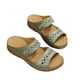 thumbnail image 2 of Sandalias de mujer de PU artificiales con boca de pez de verano, zapatos de mujer de tacón Extra transpirables ilimitados, 2 of 6