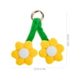 thumbnail image 2 of Key Chain Pendant Plush Flower Bag Hanging Pendant Plush Flower Keyring, 2 of 8