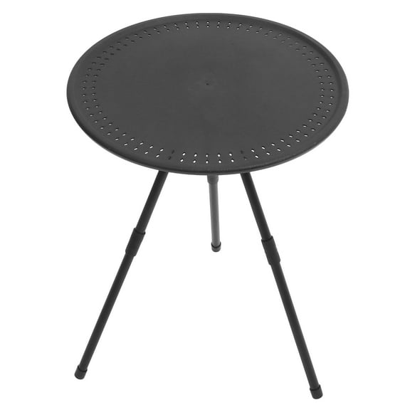 BESTONZON Folding Round Table ABS 1Set 19In Camping Picnics Barbecues