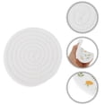 thumbnail image 3 of Unique Bargains 1 Pc Pattern Drink Coaster White Orange Blended fabric, 3 of 5