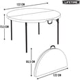 thumbnail image 2 of Mesa Redonda Plegable 1.22 M Blanca 280064 Lifetime Lifetime 280064, 2 of 3