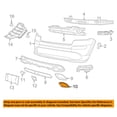 thumbnail image 3 of For 12-13 GR. Cherokee Front Lower Bumper Grille Trim Molding Left Driver Side, 3 of 5