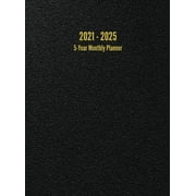 I S ANDERSON 2021 - 2025 5-Year Monthly Planner : 60-Month Calendar (Black) (Hardcover)