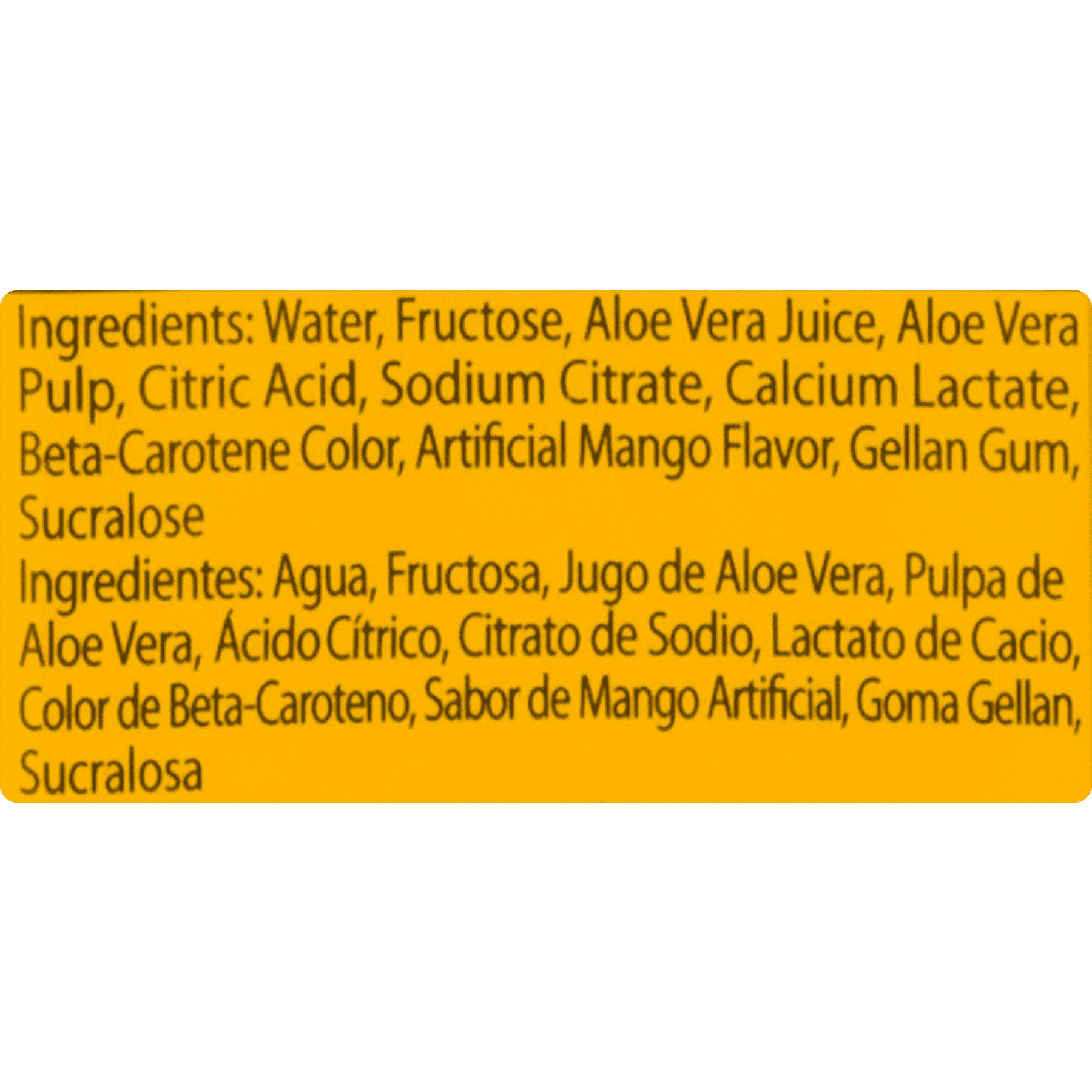 Savia Aloe Vera Juice, Mango, 50.7 Fl Oz