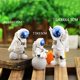thumbnail image 5 of 6 figuras de astronauta nórdico de resina, miniadornos de mesa, accesorios de decoración para sala de estar, azul estrellado, 5 of 8
