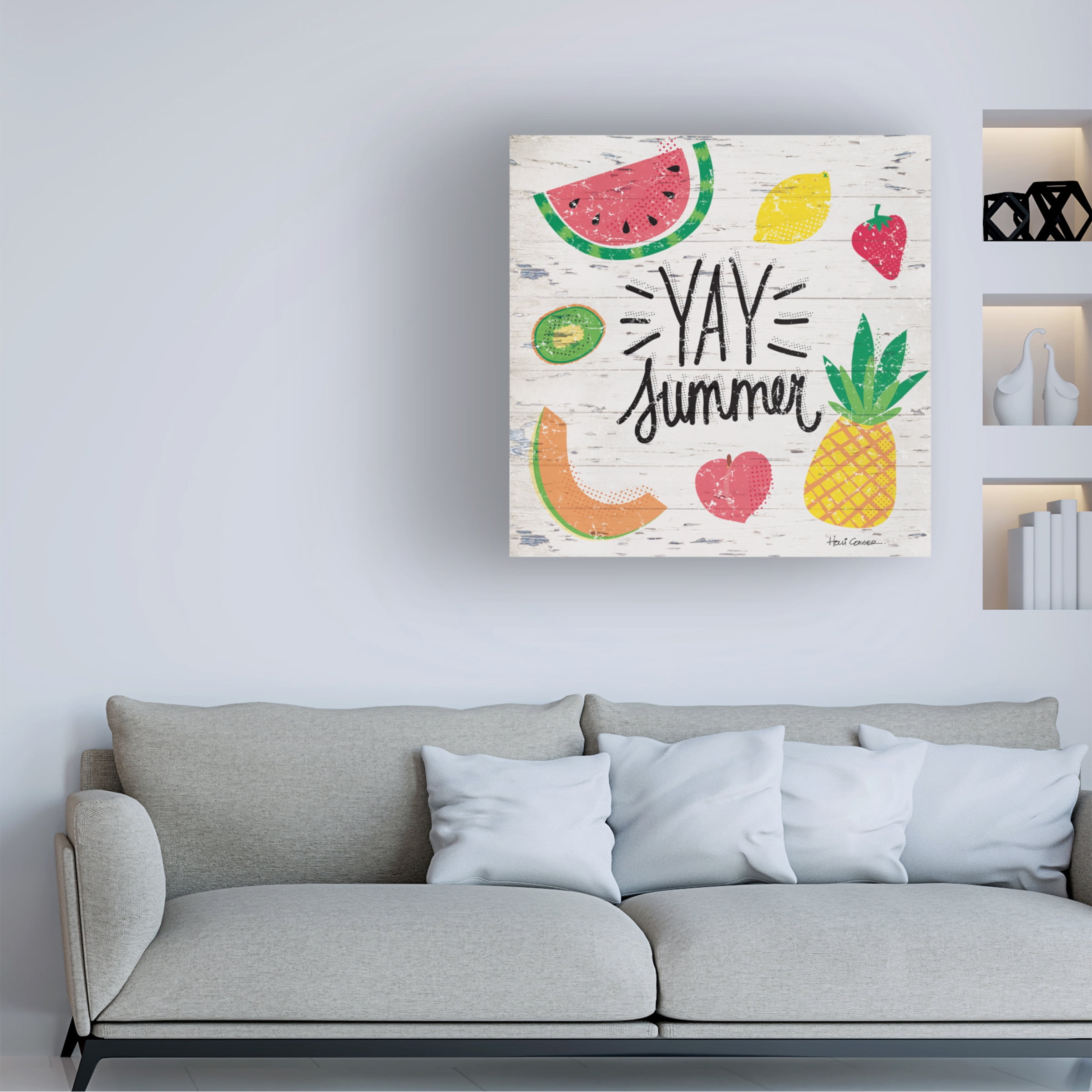 Holli Conger 'Summer Bounty 2' Canvas Art