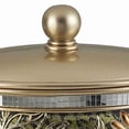 thumbnail image 4 of Benjara BM225476 9 in. Engraved Polyresin Frame Lidded Jewelry Box, Gold, 4 of 6