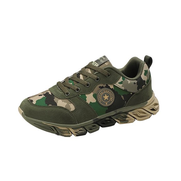 KELINFONG Womens Camouflage Shoes Mens Non Slip Running Tennis Sneakers Outdoor Walking Shoes for Traveling