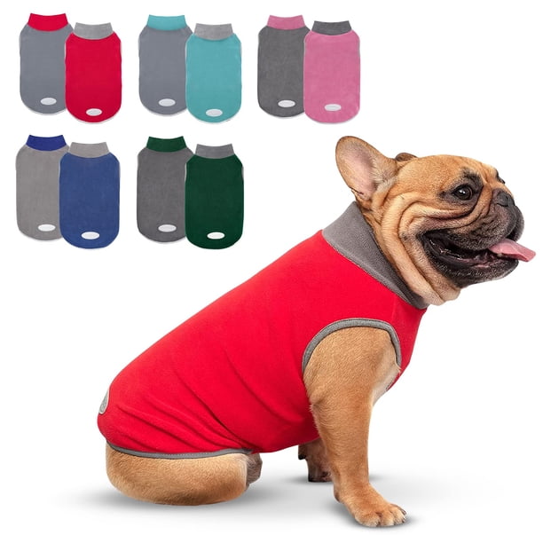 Jersey para perros cyeollo, sudadera con forro polar para perros pequeños