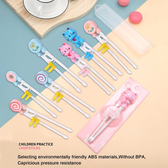 Lubelski Training Chopsticks Ergonomic Cartoon Easy to Clean Fun Effective Learning Tool Baby Practice Chopsticks