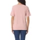 thumbnail image 3 of INSPIRAR CHIC Camisetas de Manga Corta Casual para Mujeres Blusas Básicas de Verano Tejidas Sueltas de Color Sólido Rosa, 3 of 6