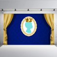 thumbnail image 1 of BSDHOME Fond Bleu en Polyester 7x5ft pour Scène de Jeu Fond Petit Prince, 1 of 3