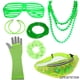 thumbnail image 2 of Accesorios de disfraz de maquillaje para damas de despedida de soltera, collar colorido, pulsera y traje, 2 of 3