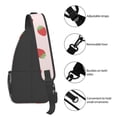 thumbnail image 4 of Lsque Strawberry Pattern Cross Chest Bag Diagonally – Premium Durable Front Chest Sling with Adjustable Padded Strap, High-Capacity Storage, 4 of 8