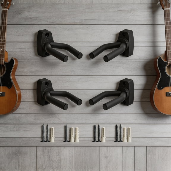 Baseball Bats Hooks Wall Mounted Hanging Bat Rack Display, Easy to Install, Nails Included