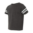 thumbnail image 2 of Rabbit Skins Fine Jersey Football Tee (3037) Vintage Smoke/Blended White, 3T, 2 of 2