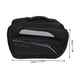 thumbnail image 3 of 1 Par Motocicleta Alforja Bolsas Lona Negro 17.72''x7.87''x7.48'', 3 of 10