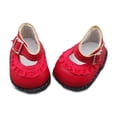 thumbnail image 2 of Zapatos de muñeca Strade Fareast Limited Hechos a mano Rojo para muñecas de 15 cm y 17 cm, 2 of 8