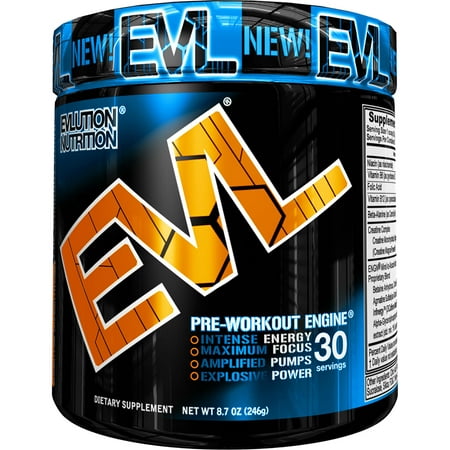 Evlution Nutrition ENGN Pre Workout Powder, Orange Dream, 30