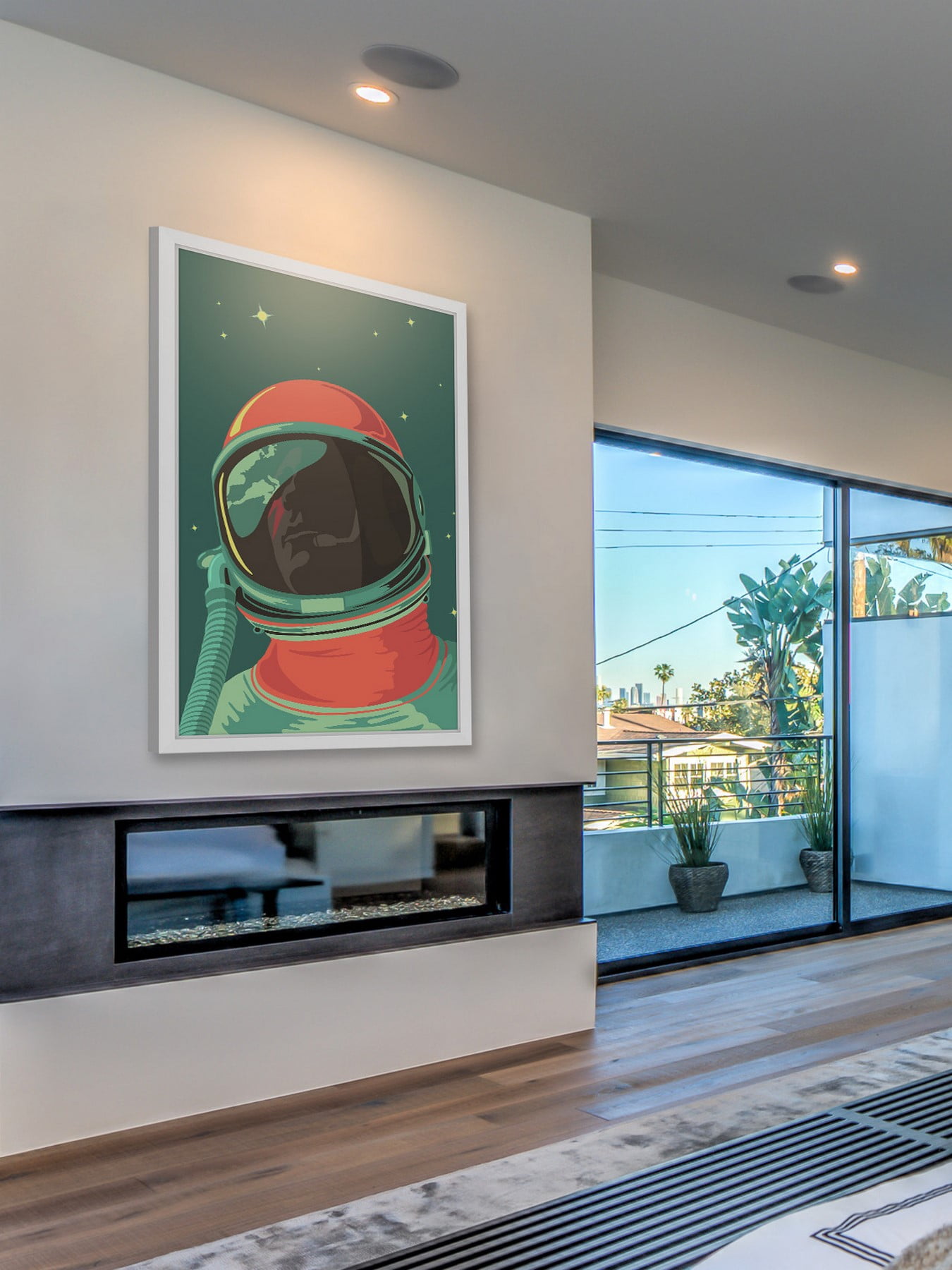 "Major Tom" Framed Painting Print