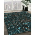 thumbnail image 3 of Ahgly Company Machine Washable Indoor Rectangle Transitional Midnight Gray Area Rugs, 8' x 10', 3 of 7