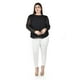 thumbnail image 4 of Blusa de mangas con relieve Roman Fashion Tallas Extras 5107 Negro 38, 4 of 5