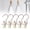 Beige, variant on 5 Pack Stainless Steel Clip Hangers 360°Rotating Hook Clothes Hanger with Clips Heavy Laundry Organizer for Pants Skirts Towels Scarves Space Saving Closet Storage Hooks Light Green Clips for Hanging