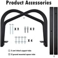 thumbnail image 6 of 2 Bikes Floor Bike Stand, Bike Parking Rack Garage Bike Storage Stand Indoor/Outdoor 22-28" Wheel Stand, Max. Tire Width 2.1", 6 of 9