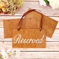 thumbnail image 4 of 12 Pieces Reserved Signs for Wedding Chair Signs Hanging Wooden Rustic Style for Chair Sign 5.1 x 9.1 Inch Wood Reserved Seating Sign Hanging Decor for Birthday Party, 4 of 7