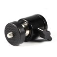 thumbnail image 2 of Nouveau support de mini rotule à 360° pour trépied d\'appareil photo 1/4" et support de flash 3/8, 2 of 4